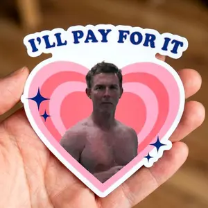 I'll Pay For It Dr. Jack Abbott Sticker | The Office Vinyl Decal (Waterproof) Stickers Car Magnets gift for her