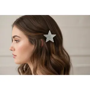 Glitter Star Hair Clip