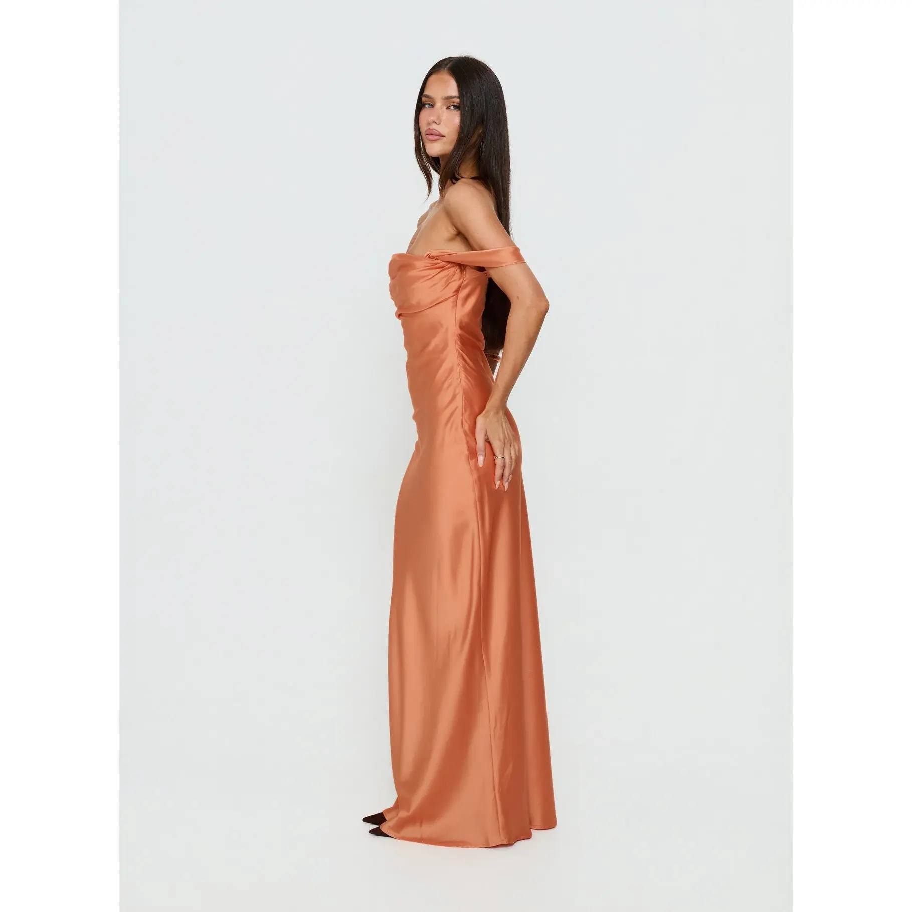 blue long sleeve midi dress Ulla Johnson