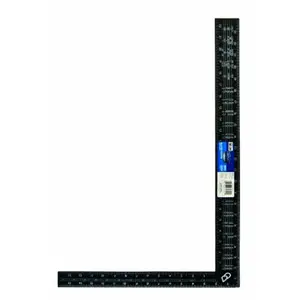 Century Drill & Tool Metal Square Utility Body, 24 in. Size, 16 in. Tongue - Hardware Home Measuring Ruler