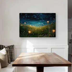 24x36 in. Artistic Orange Aluminium Universe Night Sky Metal Wall Art - Artistic Style, Artwork, Celestial Motif, Galactic Starlight Prints, Light Home Decor, Ideal Gifts for Home Supplies Collections, Artistic Style Prints