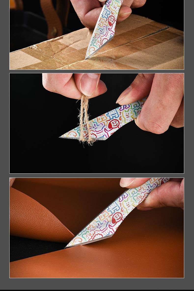 Portable keychain pocket knife, multi-functional outdoor tool, suitable for gardening, camping and DIY projects. Collectible | Commemorative knife