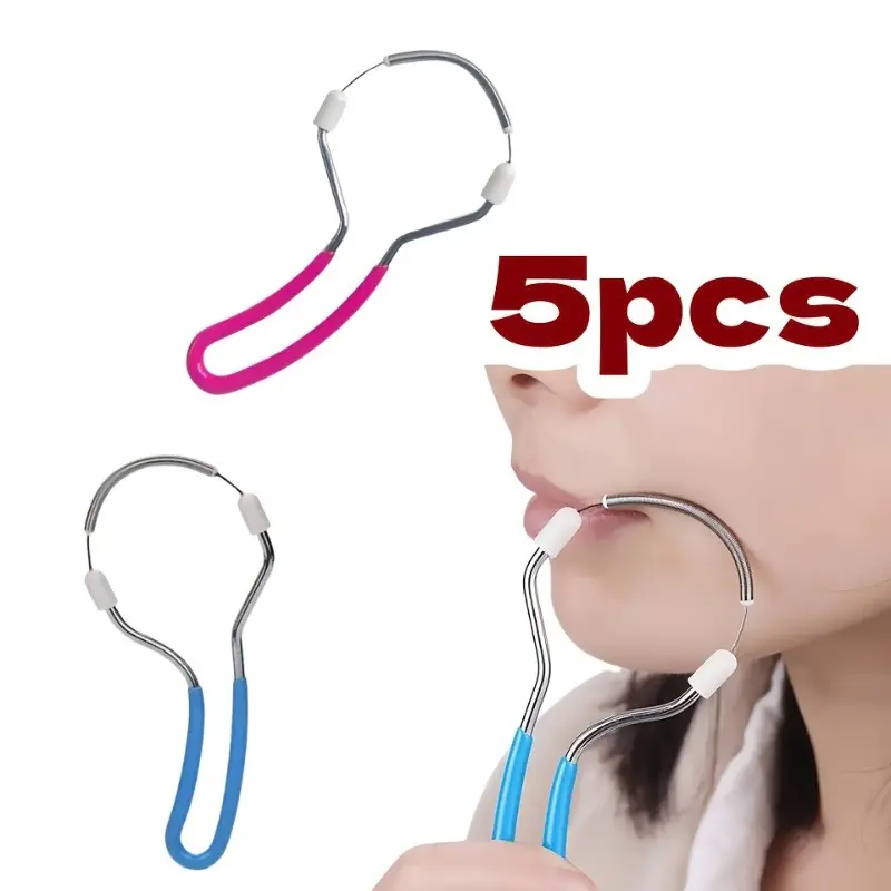5-Piece Women's Facial Hair Removal Kit - A convenient, battery-free beauty tool | Perfect for fine hair on the upper lip, chin, cheeks, and neck | A great gift for Mother's Day, Christmas, Valentine's Day, and weddings