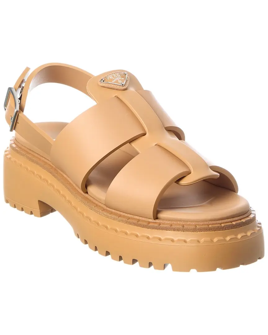 Prada 38 Leather Sandal