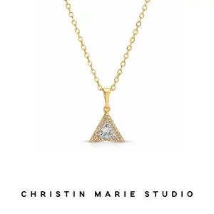 Cute Little Mini Triangle Necklace