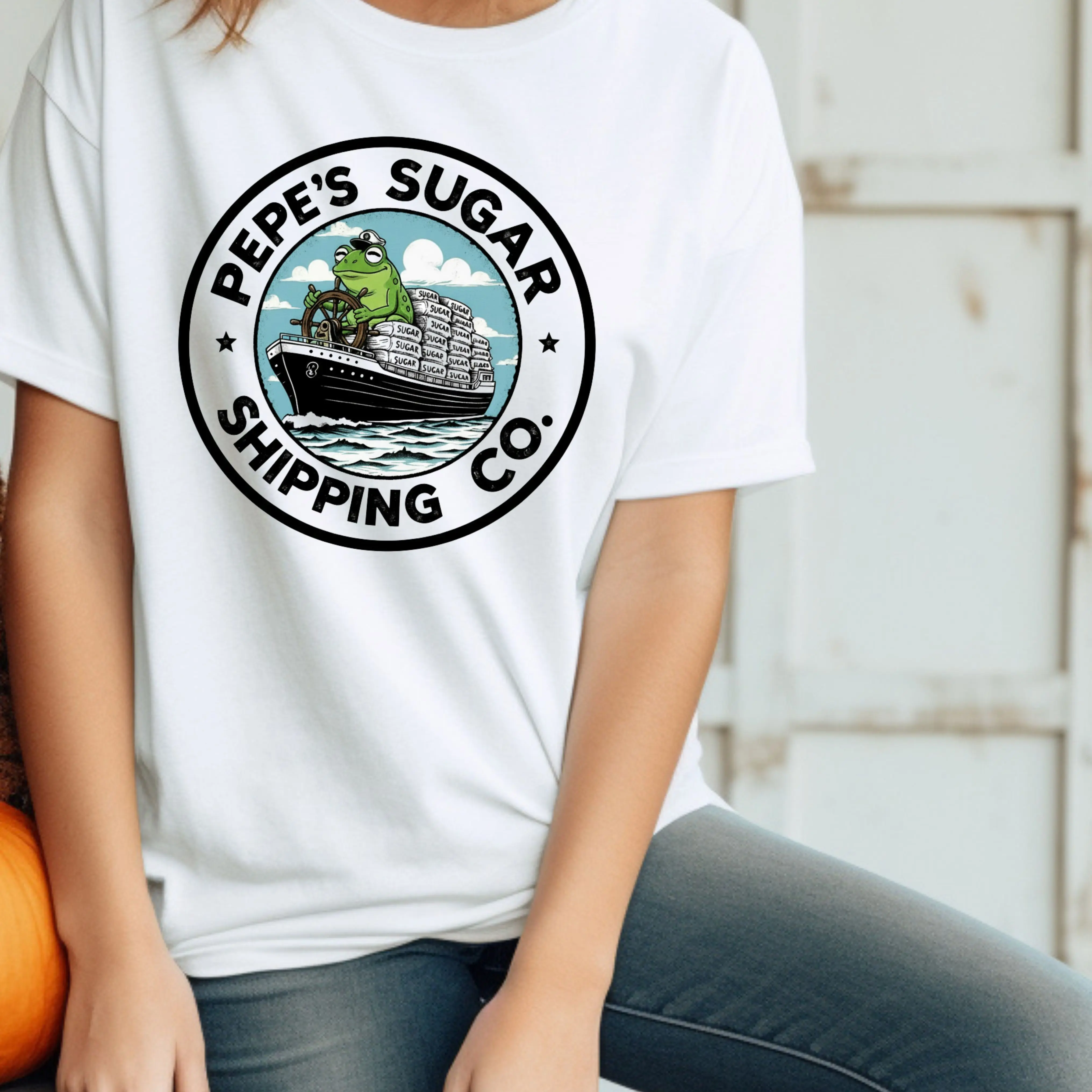 Pepe's Sugar Shipping Co. Comfort colors Tee shirt
