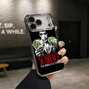 The World Is Yours Money For IPhone 17 16 15 14 13 12 11 PRO PLUS MAX AIR Four-corner Drop-proof Transparent Casual Soft Silicone PhoneCase Perfect Gift Cellphone Smartphone Shockproof Q194