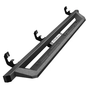 YITAMOTOR Drop Running Boards Compatible with 2015-2025 Chevy Colorado/GMC Canyon Crew Cab, Off-Road Side Steps, Black Powder Coated Nerf Bars Heavy Duty Aluminum Running Boards Car Accessories Truck Automotive Parts