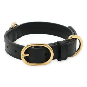 Pre-owned GUCCI Others Small Leather Goods Leather Pet Collar