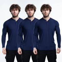 Long Sleeve 3PK Navy Blue