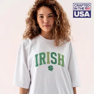 Lucky Tee for St. Patrick’s Day, Retro Irish T-Shirt, Cute Clover Shirt, Shamrock Lucky Tee, Funny Holiday T-Shirt, Vintage Green Tee | P49