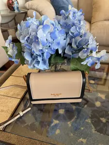 Pre-owned Kate Spade Leather Crossbody Bags Morgan Colorblock Nude and Black Crossbody Never Used with Tags