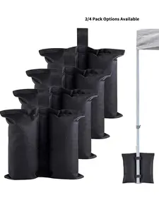 2/4pcs 120 LBS Extra Large Pop up Canopy Weights Weighted Sand Bags for Outdoor Pop Up Canopy Tent Gazebo Outdoor Instant Canopies Sand Bags Without Sand Weighted Sandbags