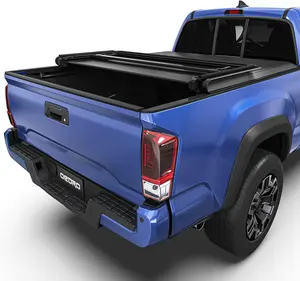 GARVEE Soft Tri-Fold Tonneau Cover Compatible with Ford F150 (2009-2014) 5.5 FT Fleetside - Durable, Easy to Install Truck Bed Cover for Enhanced Protection and Style