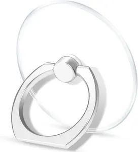 Transparent Clear Phone Ring Grips Holder Kickstand , Finger Ring Stand for Cell Phone Tablet Case Accessories