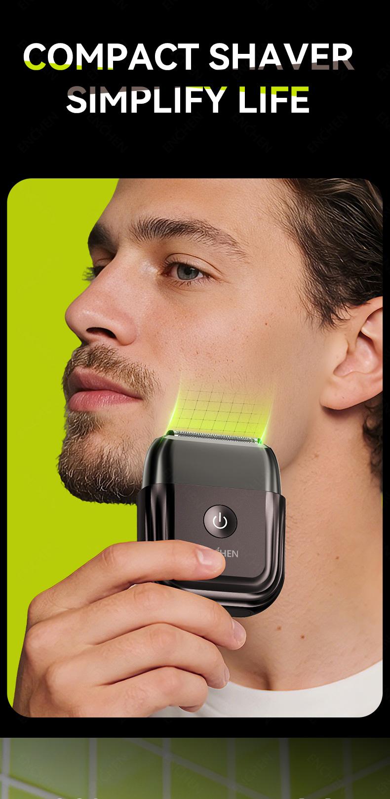 ENCHEN Electric Foil Shavers for Men: Upgraded Mini Electric Razor with 2 Floating Blades & Gears Adjustable - Face Shaver with IPX7 Waterproof Wet/Dry,USB Type CConvenient to carry on trips and give gifts to boyfriends, preferred for dads ENCHEN Electric Foil Shavers for Men: Upgraded Mini Electric Razor with 2 Floating Blades & Gears Adjustable - Face Shaver with IPX7 Waterproof Wet/Dry,USB Type CConvenient to carry on trips and give gifts to boyfriends, preferred for dads