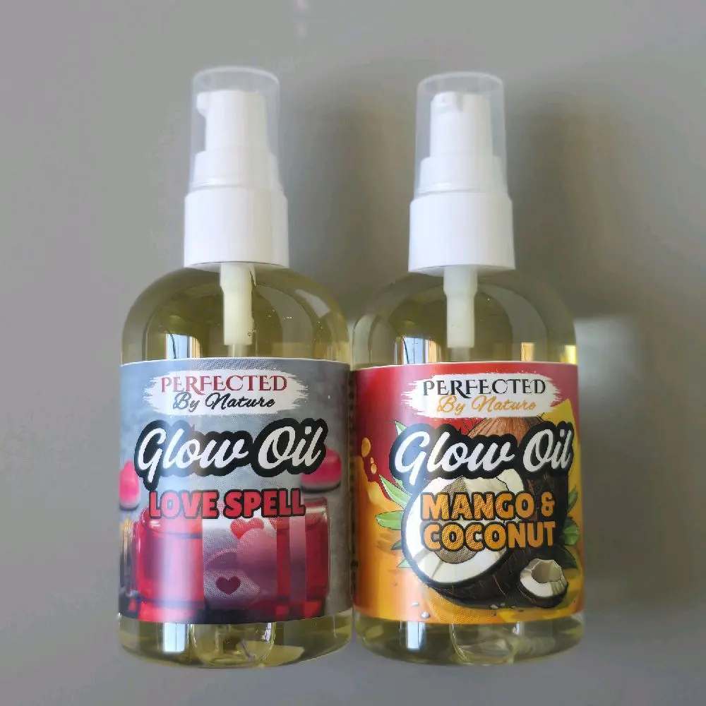 Perfected By Nature GLOW OIL - 4oz Scented Body Oils