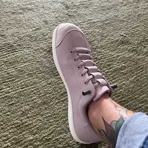 HOBIBEAR Leather Barefoot Shoes for Men & Women Simple Wide Toe Zero Drop Sneakers Lightweight for Running Walking & Fitness