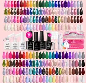 Beetles 100Colors Gel Nail Polish Set, DIY Nails at home Gift for girl Gift for woman gel x nails Nailcare Glitter Glue Cosmetic Cutics  Fall Nail Halloween Nail Black Friday Winter Nail Christmas Gift