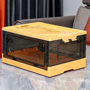 Foldable Acrylic Cage for Reptiles, Ventilated Pet Storage Box, Suitable for Hamsters, Lizards, Chameleons, Portable and Durable, Ideal for Home Use