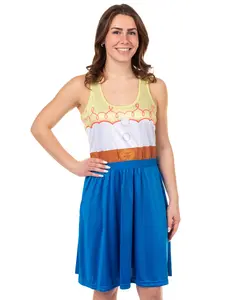Disney Toy Story Womens' Jessie Costume Nightgown Sleep Pajama Dress