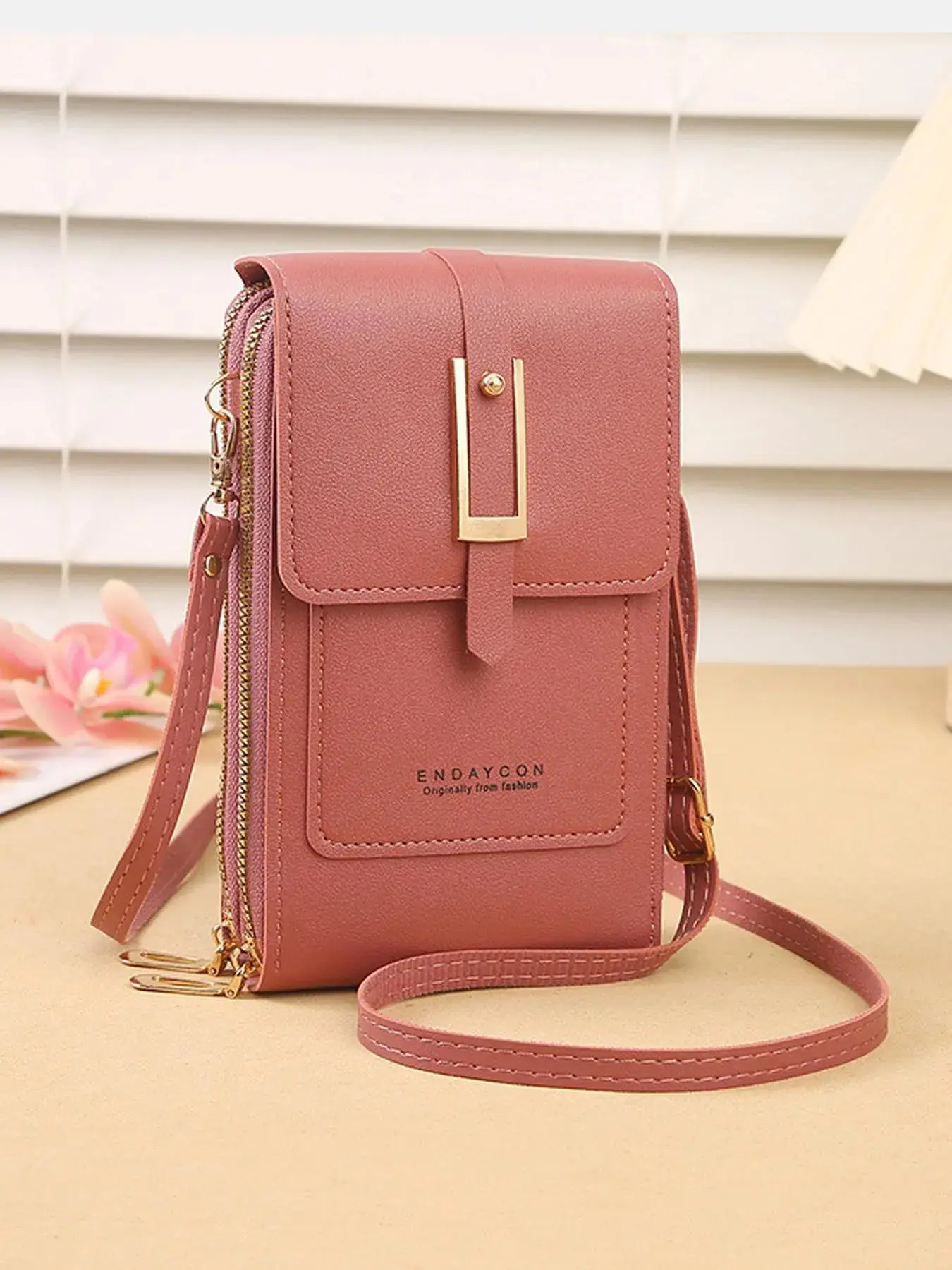 RFID Blocking Clear Phone Wallet | Touchscreen & Waterproof! Waterproof Flap Crossbody Purse