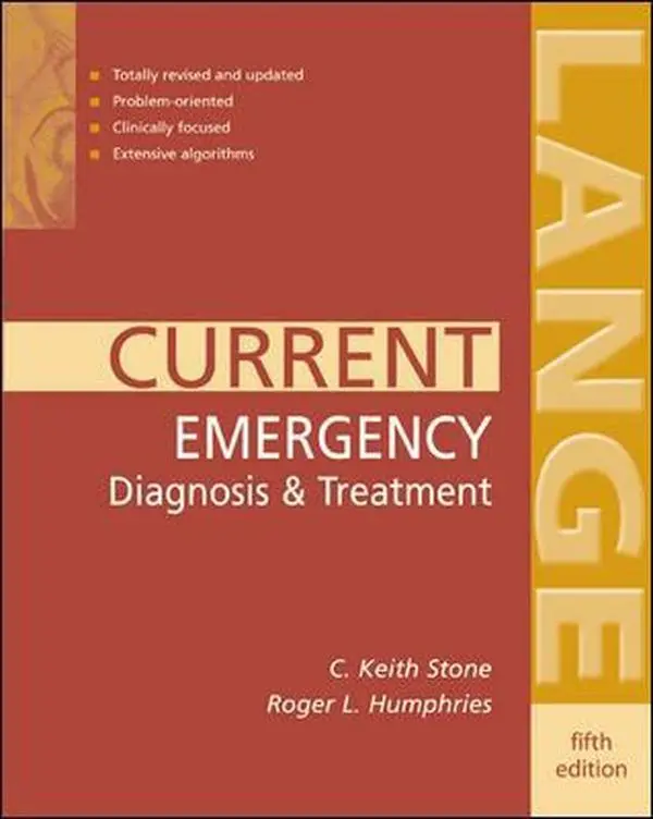 USED-CURRENT Emergency Diagnosis & Treatment (LANGE CURRENT Series) by C. Keith Stone (Paperback)