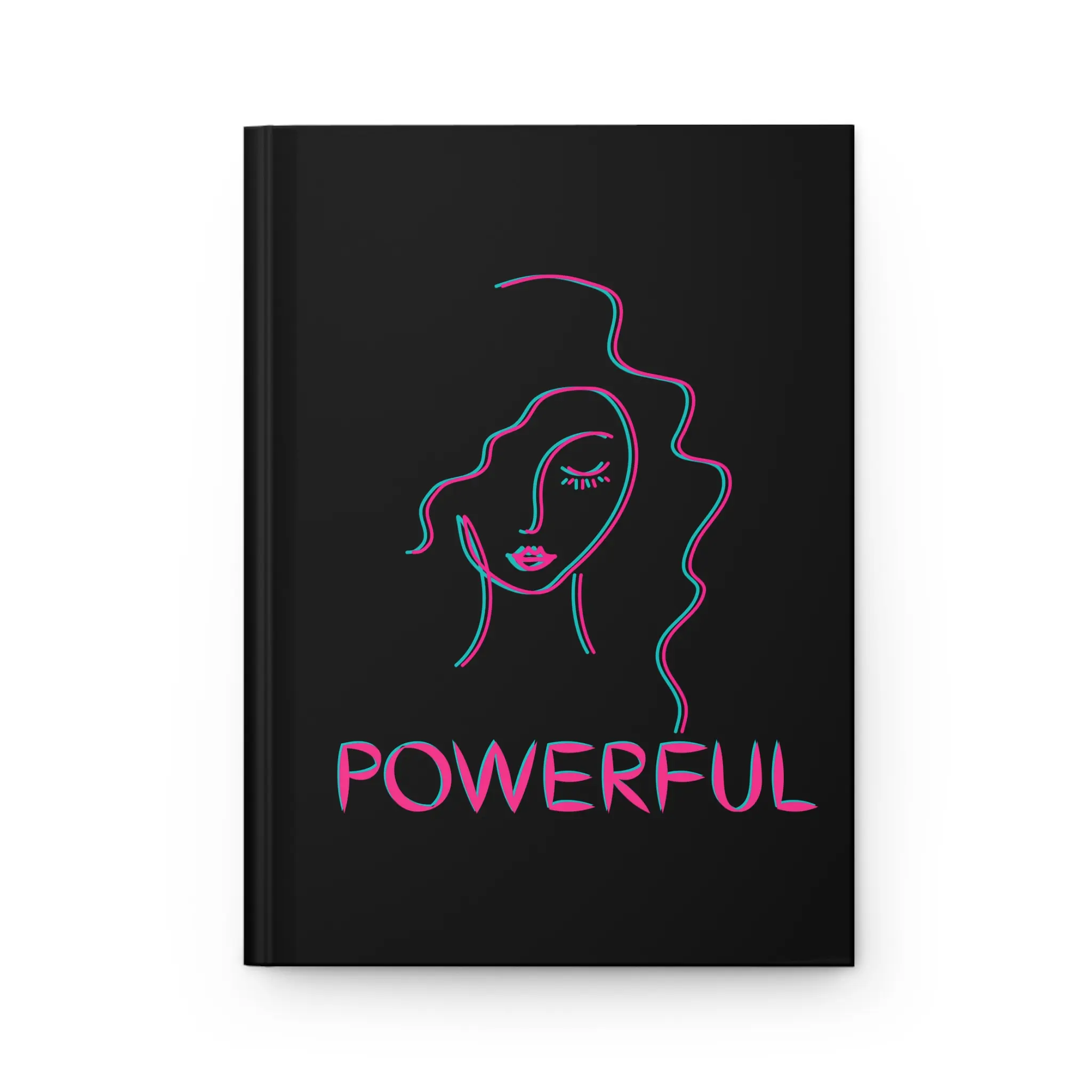 Powerful Hardcover Journal — "To Powerful To Dim" Motivational Notebook