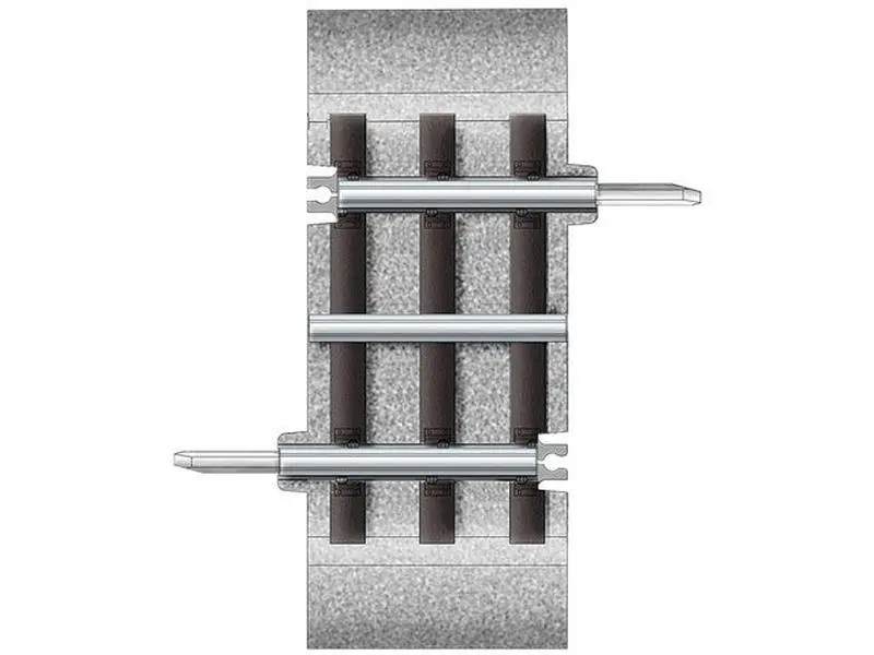 Lionel 612073 FasTrack 1 3/8" Track Section, O Scale