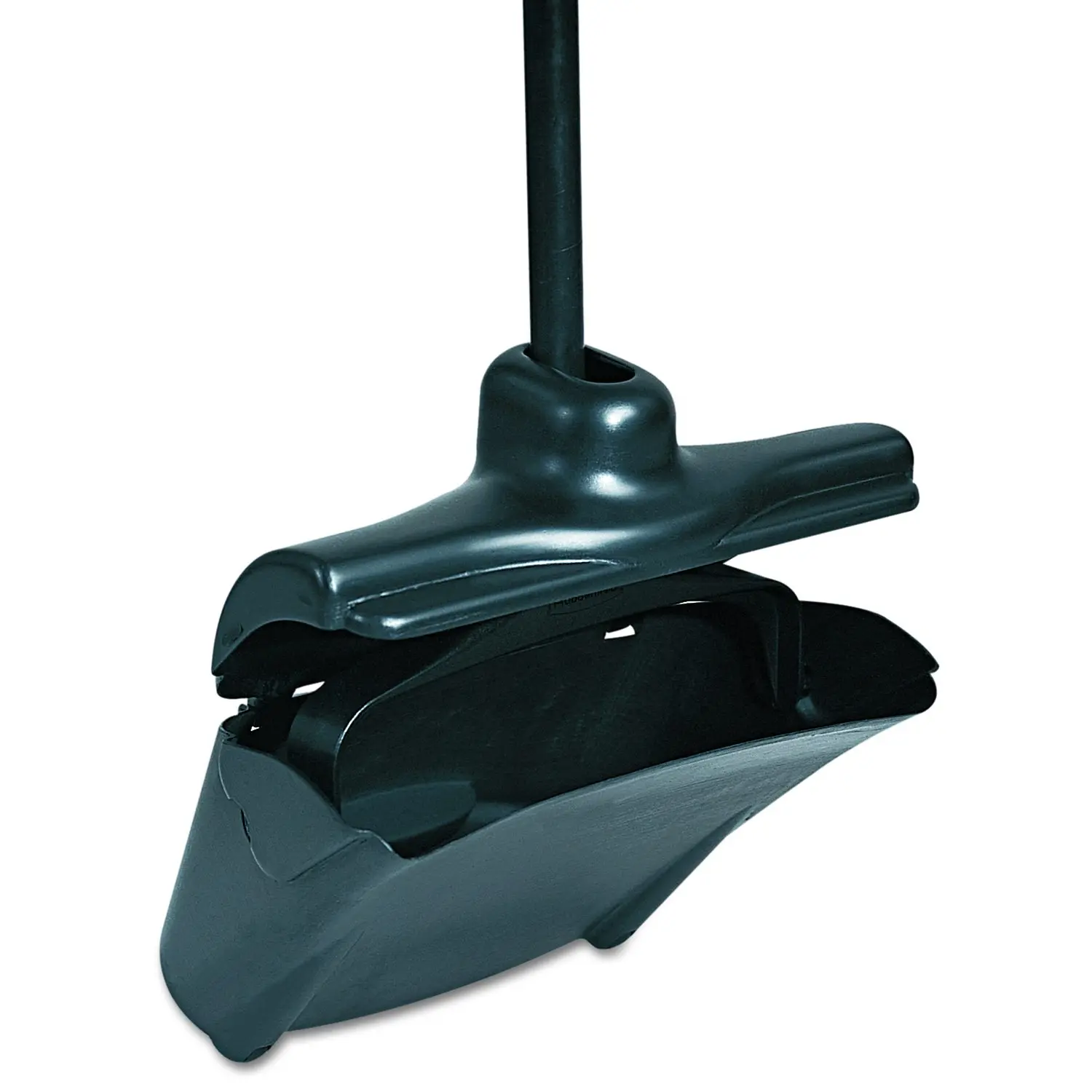 Lobby Pro Upright Dustpan with Cover 12.5 x 37 Plastic/Metal Black FG253200BLA