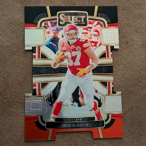Panini Select 2023 Travis Kelce Concourse Die-Cut Kansas City Chiefs Football Card