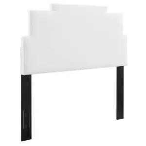 Full/Queen Kasia Performance Velvet Headboard White