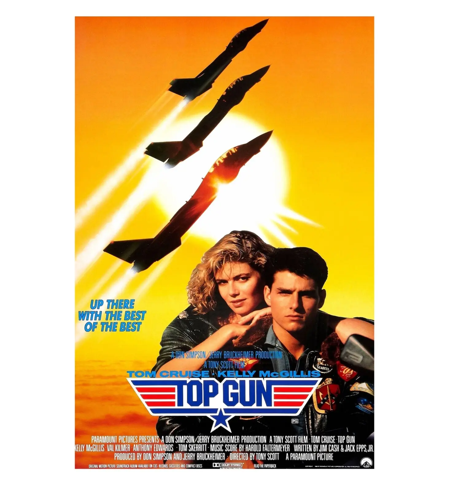 Top Gun Movie Poster - 24" x 36"
