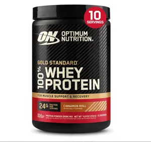 Optimum Nutrition Gold Standard 100% Whey Protein Powder, Cinnamon Roll, 0.68 Pound (Pack of 1)