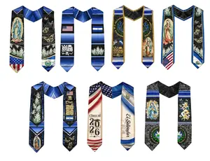 El Salvador Graduation Stole Class of 2026 – Salvadoran American Flag Sash, Cultural Pride Graduation Gift for High School College