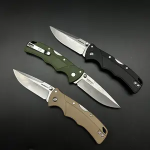 KS4116 EDC Sharp Folding Knives Multifunctional folding knife Glass Breaker, Seat Belt Cutter - Small Tool for Camping Hiking - Gifts for Men, Women Compact Folding Grip Knife