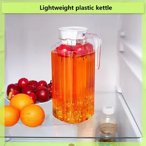 1pc 67OZ Pitcher With Lid - Beverage Serveware And Storage Container For Hot Liquids Or Cold Drinks. Fridge Pitcher, Juice Container, Water Jug, Iced Tea Pitcher Or Milk Pitcher