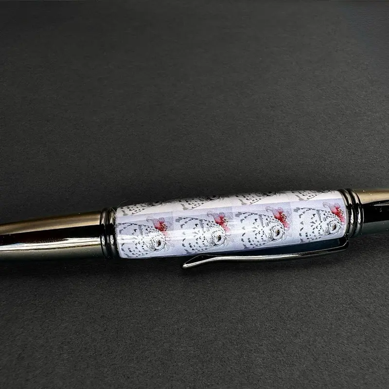 Snow Owl Collaboration Ballpoint Pen v2