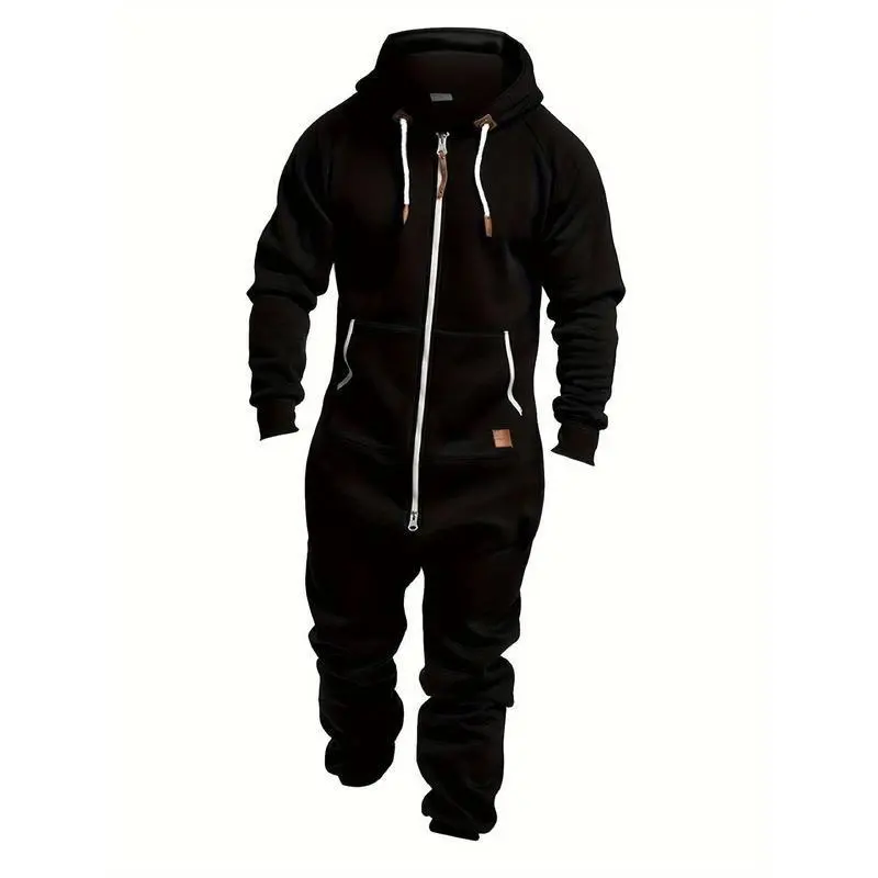Men's Hooded Fleece Onesie for Fashion and Casual Clothing