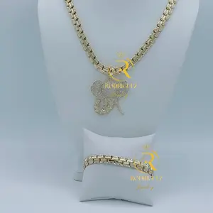 Rodriguezjewelry # 2684 Necklace (20 inches )# 2159 Pendant  # 2685 bracelet (8inches )