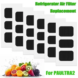 Dazone Frigidaire Refrigerator Air Filters Replacement for PAULTRA2 PureAir Ultra II - 6 Pack of Filters for Enhanced Air Quality