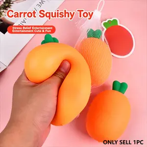 Soft Slow-Return Stress Relief Toy, Realistic Carrot Design, Perfect for Relaxation, Durable Material, Ideal Gift for Adults & Kids