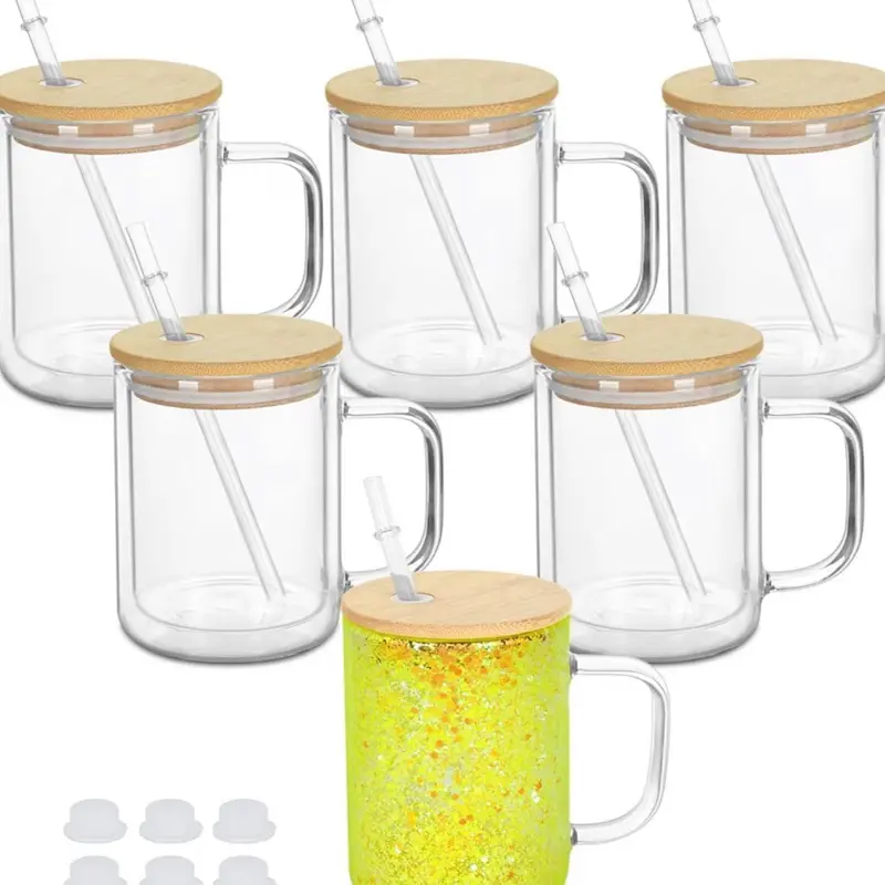 17 oz acrylic mug for snow globe be or lava