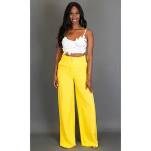 Double Button Pants - Sunflower