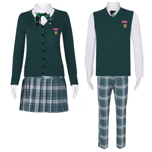 TV All of Us Are Dead Cosplay Costume JK School Uniform Shirt Skirt Pants for Women Men Halloween Carnival Costumes Outfits