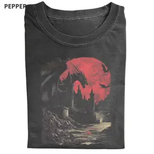 The Dragon Shirt Medieval Graphic Tee, Gift for Him or Her, Dark Fantasy Tshirt, Gothic Clothing Grunge Wear Bookish T-shirt