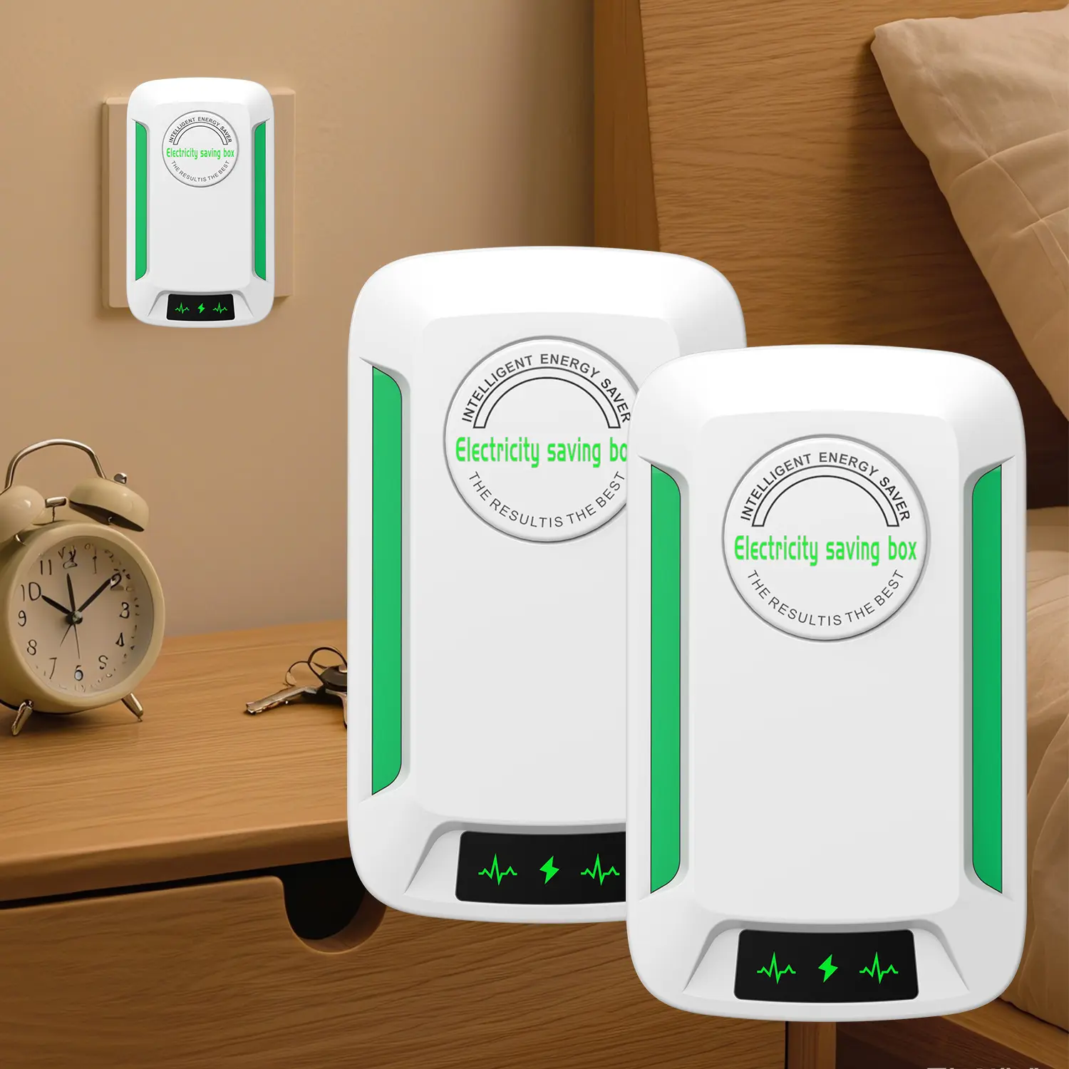 Compact Plug-In Device with Indicator Light - Indoor Electrical Fashion Accessory for Home, Office Use