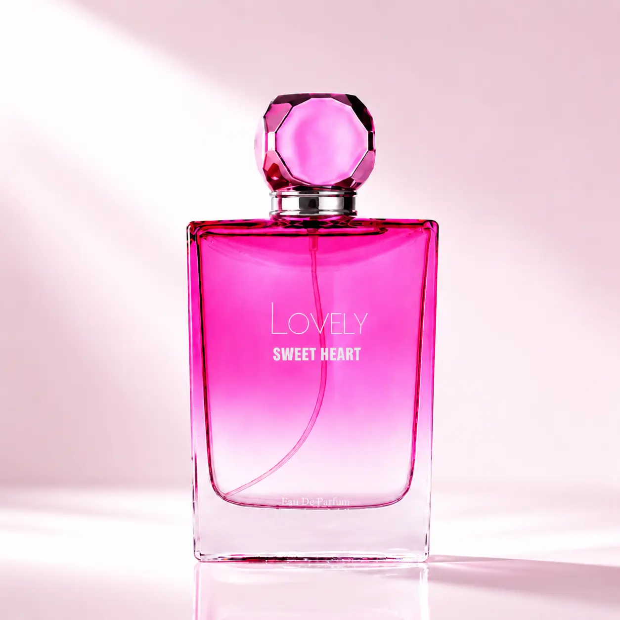 Women's Lovely Sweet Heart 100ml EDP Spray - Single Clean Girl Perfume, Long-Lasting Fruity Floral Scent with Sweet Fruit Float & Girlie Vanilla, Ideal Gift for Her, Daily Wear