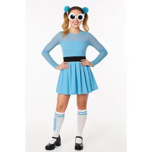 Powerpuff Girls Bubbles Costume - Women's L/XL