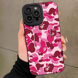Fashion Camouflage Pattern Phone Case, Anti-drop Cellphone Protective Case, Total Protective Shockproof Mobile Phone Cover for iPhone 15 Pro Max 14 13, Smartphone Casing